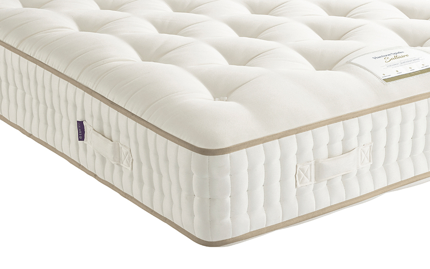 turning handles on wool mattress
